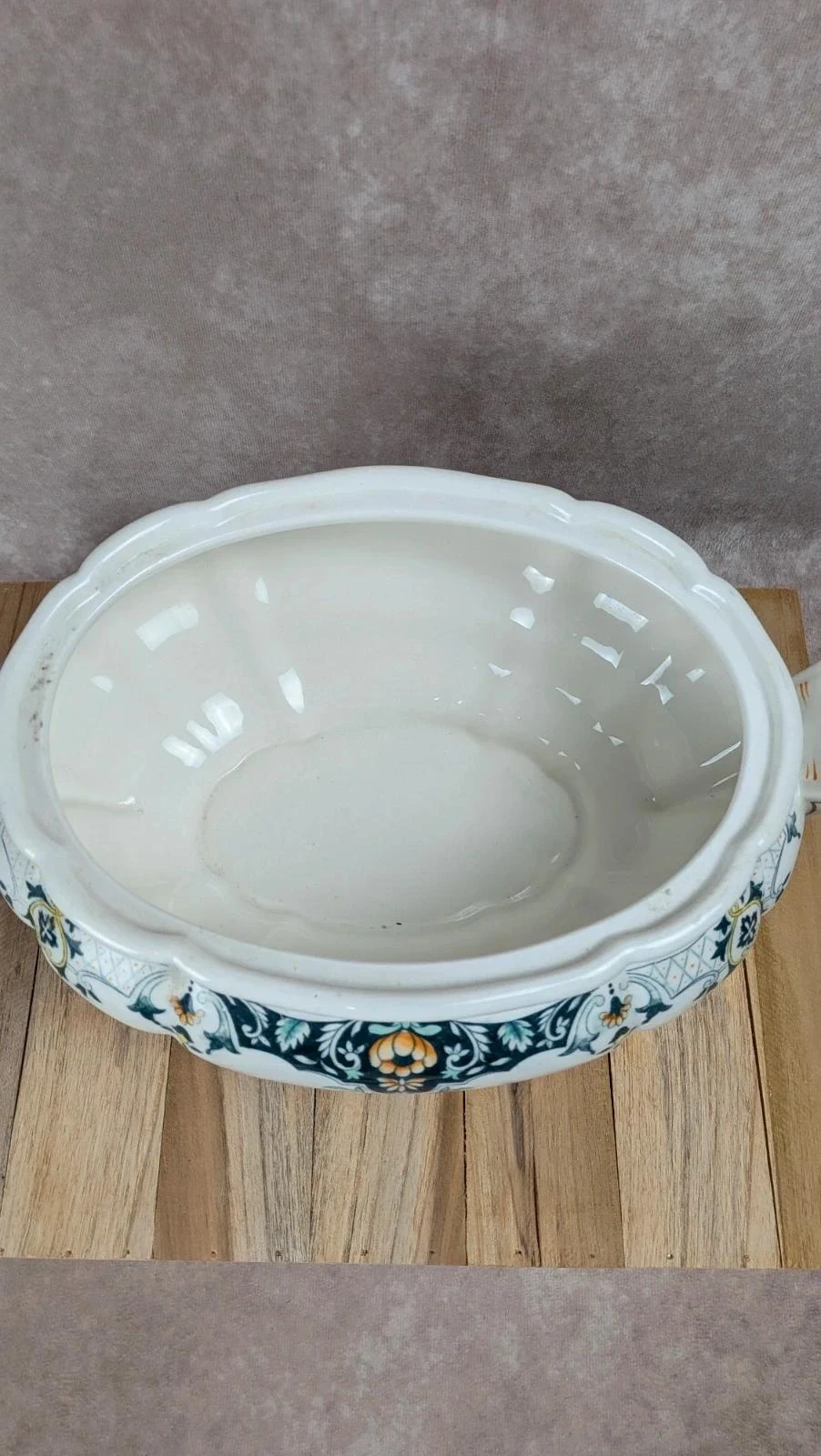 Grande soupière vintage Longchamp – photo 6